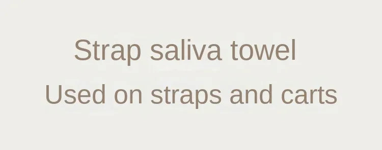 Baby Safety Belt Accessories Soft Cushion Shoulder Strap Cover Baby Waist Stool Drooling Bib Baby Strap Bib