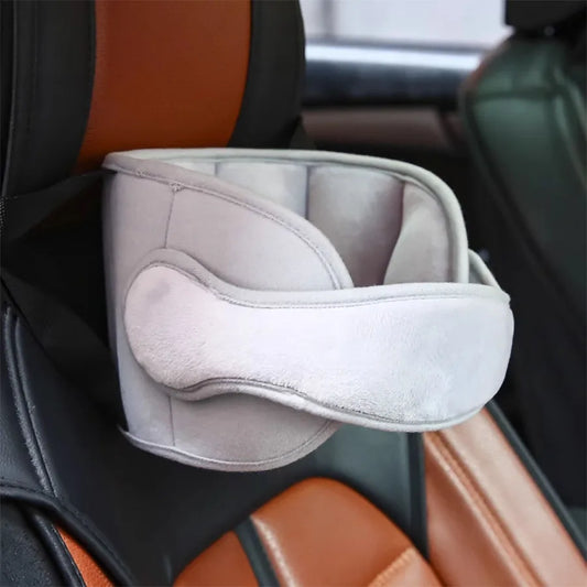 Car mounted children's head fixed with car headrest, baby headrest holder, neck protection, sleeping headrest support