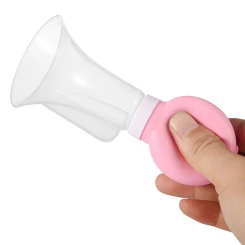 Tire-lait manuel puissant en silicone pour bébé, aspiration des tétons, biberons, tire-lait