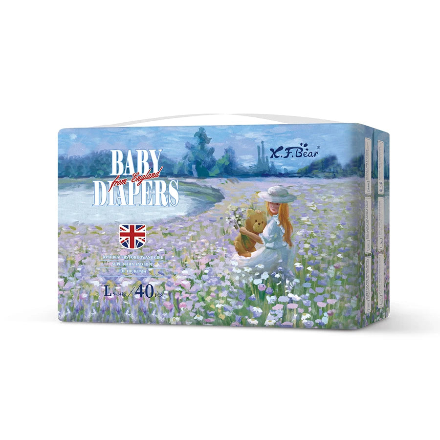 Xiaofeixiong disposable baby diaper, skin friendly and soft, multi-layer breathable