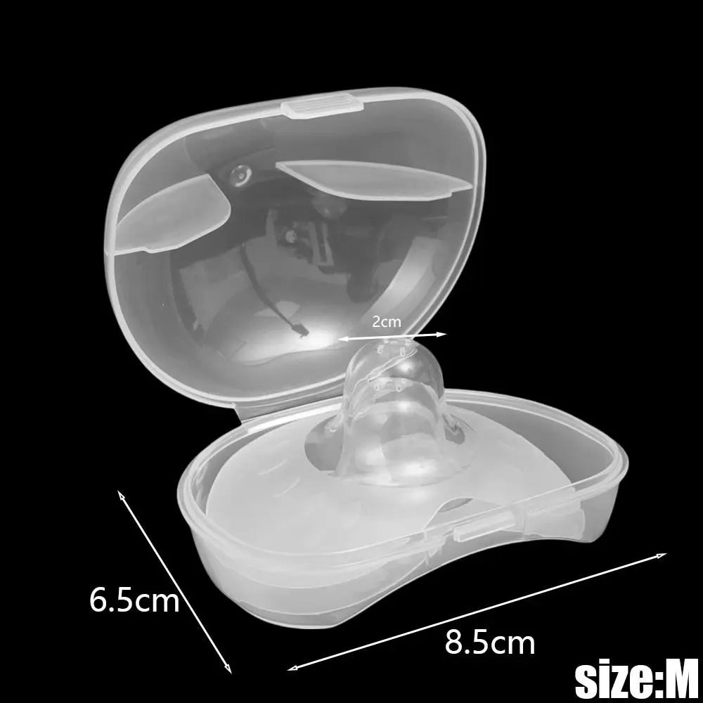 Lot de 2 protège-tétons en silicone ultra-fins en forme de papillon, anti-morsures, fournitures d'allaitement