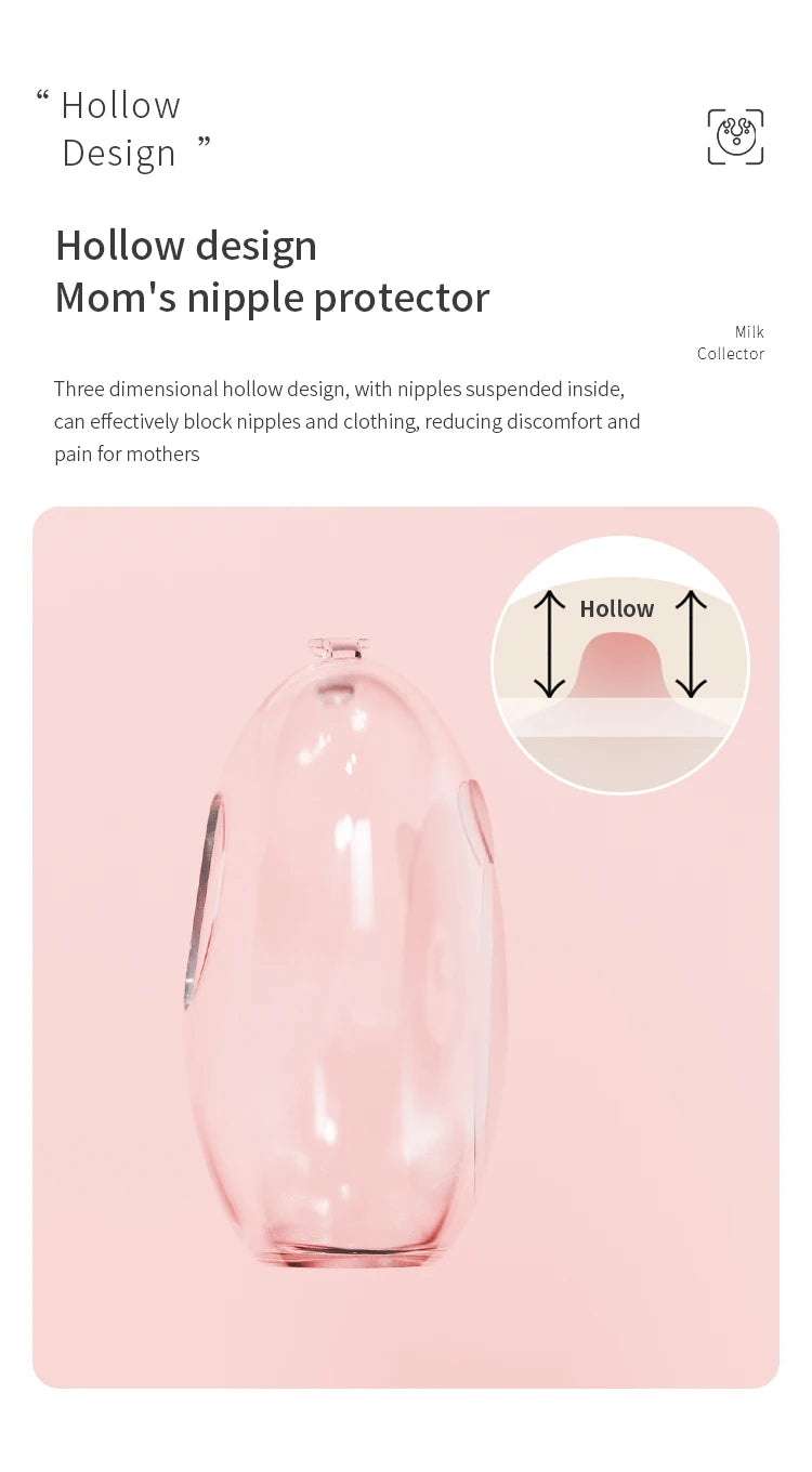 1 housse de tire-lait portable et dissimulée, mains libres, en silicone transparent, pour les mères qui allaitent, pratique
