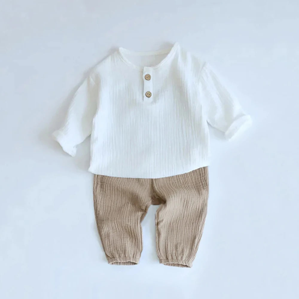 Ensemble de vêtements d'été pour bébé garçon, 2 pièces, t-shirts et shorts à manches courtes, pour bébé fille