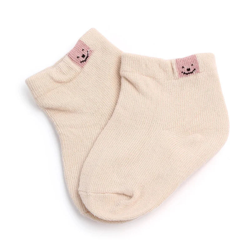 1 paire de chaussettes unisexes en coton pour bébé, nouvelle collection printemps-automne, tendance, mignonnes, couleur bonbon
