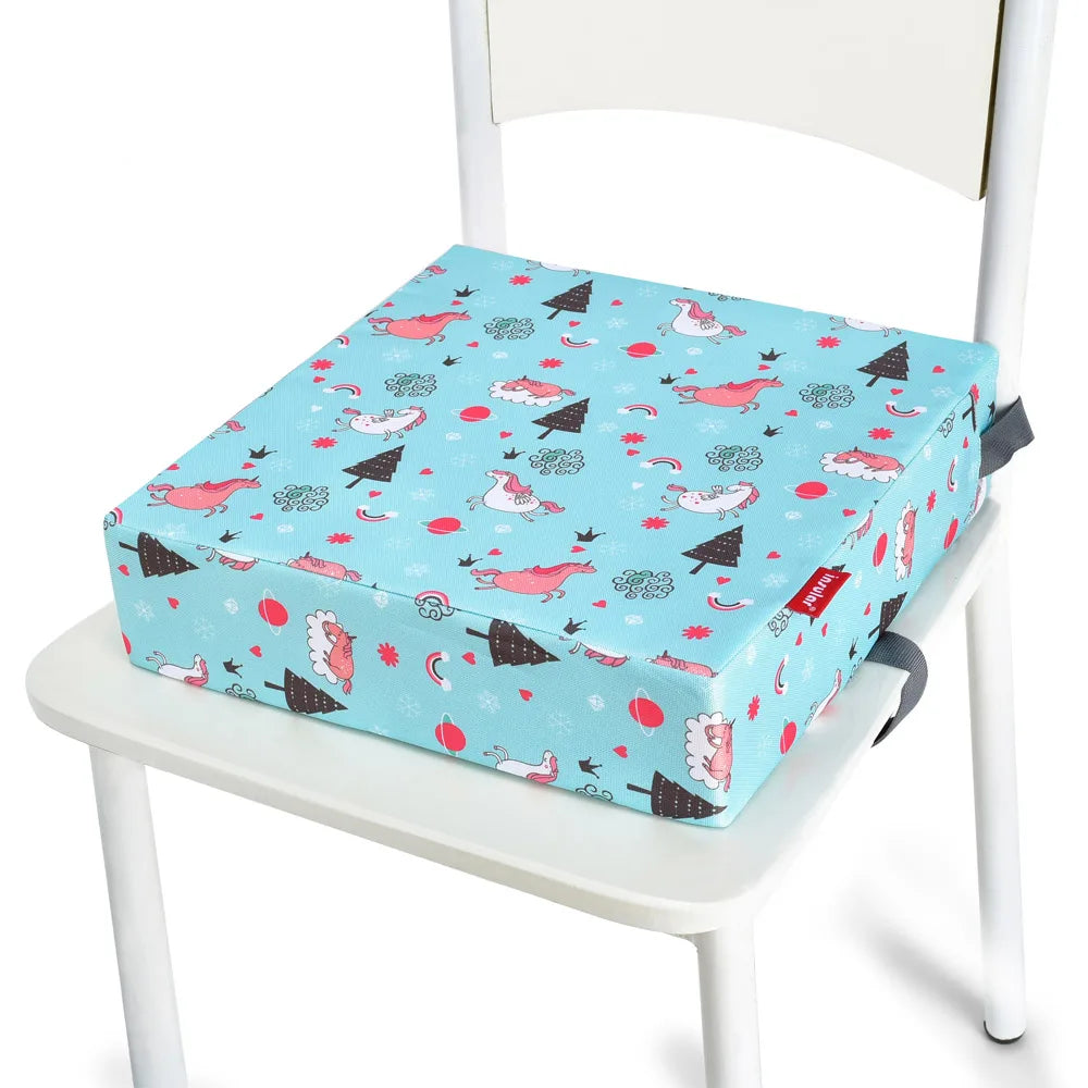 Children Increased Chair Pad Adjustable Baby Furniture Booster Seat Portable Kids Dining Heighten Cushion Pram Chair Removable