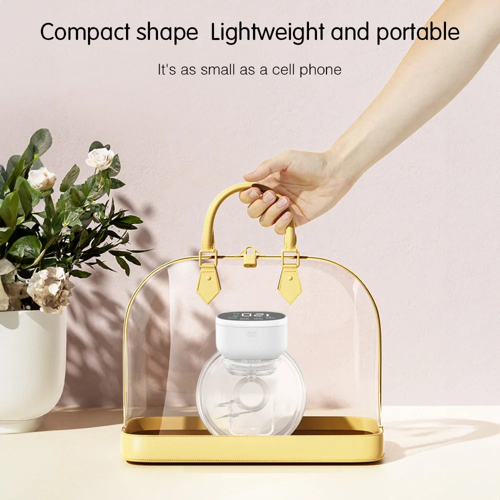 Tire-lait électrique mains libres, silencieux et invisible, extracteur de lait portable, 3 modes, collecteur de lait d'allaitement
