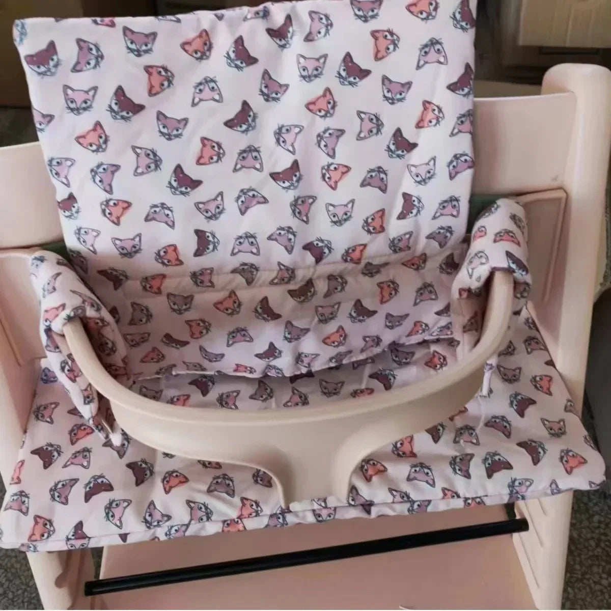 Baby Highchair Seat Cushion For Stokke Tripp Trapp Growth Stool Bebe Dinner Chair Replacement Accessories Seat Liners