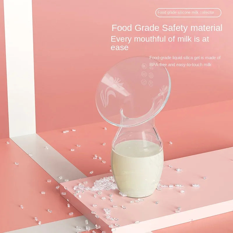 Tire-lait manuel en silicone de qualité alimentaire, récupérateur de lait maternel, tire-lait manuel en silicone, économiseur de lait maternel, accessoires pour tire-lait pour bébé