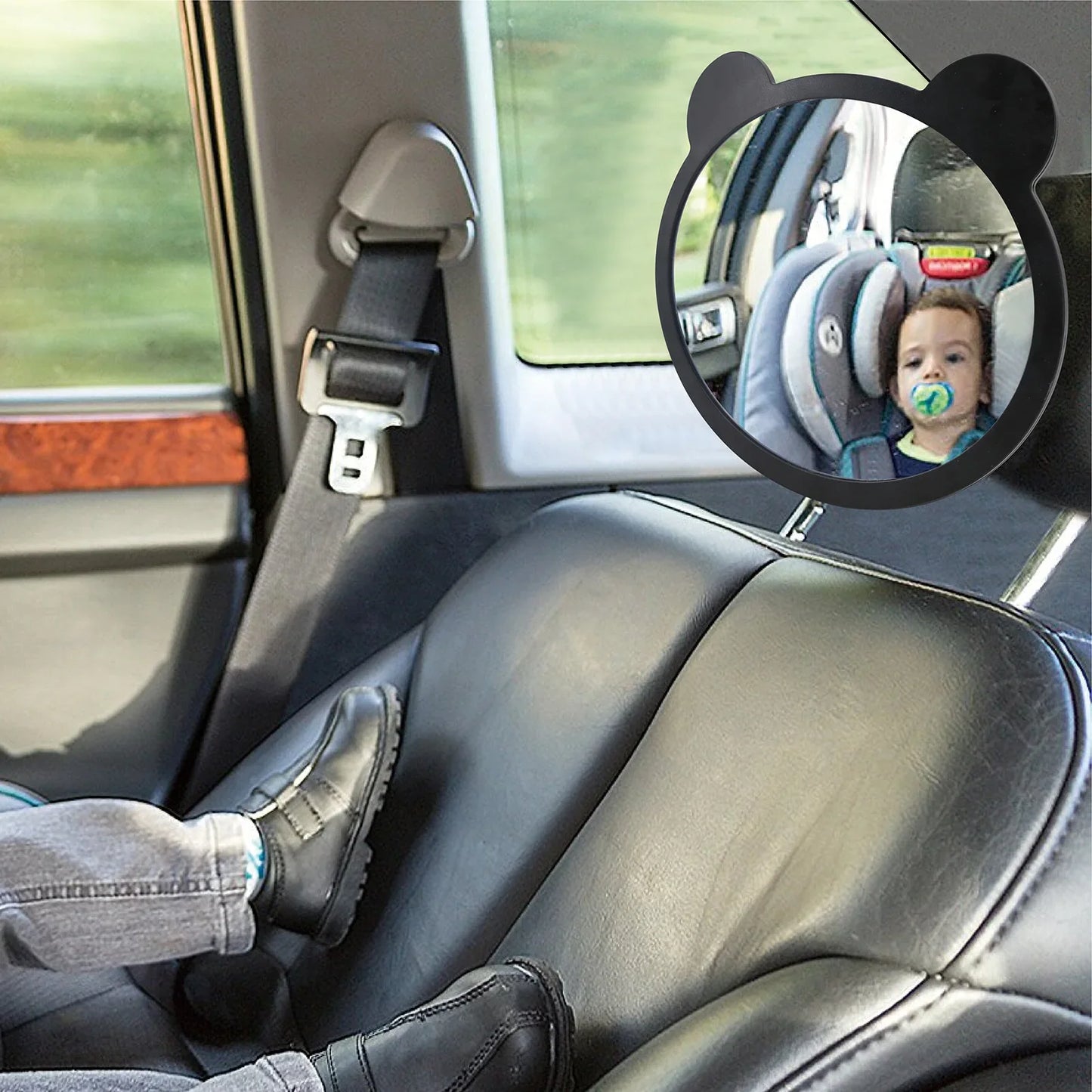 Universal Baby Car Mirror Safe Car Seat Mirror Rear Facing Seat Mirror Adjustable Wide Clear View Shatterproof Car Kids Monitor