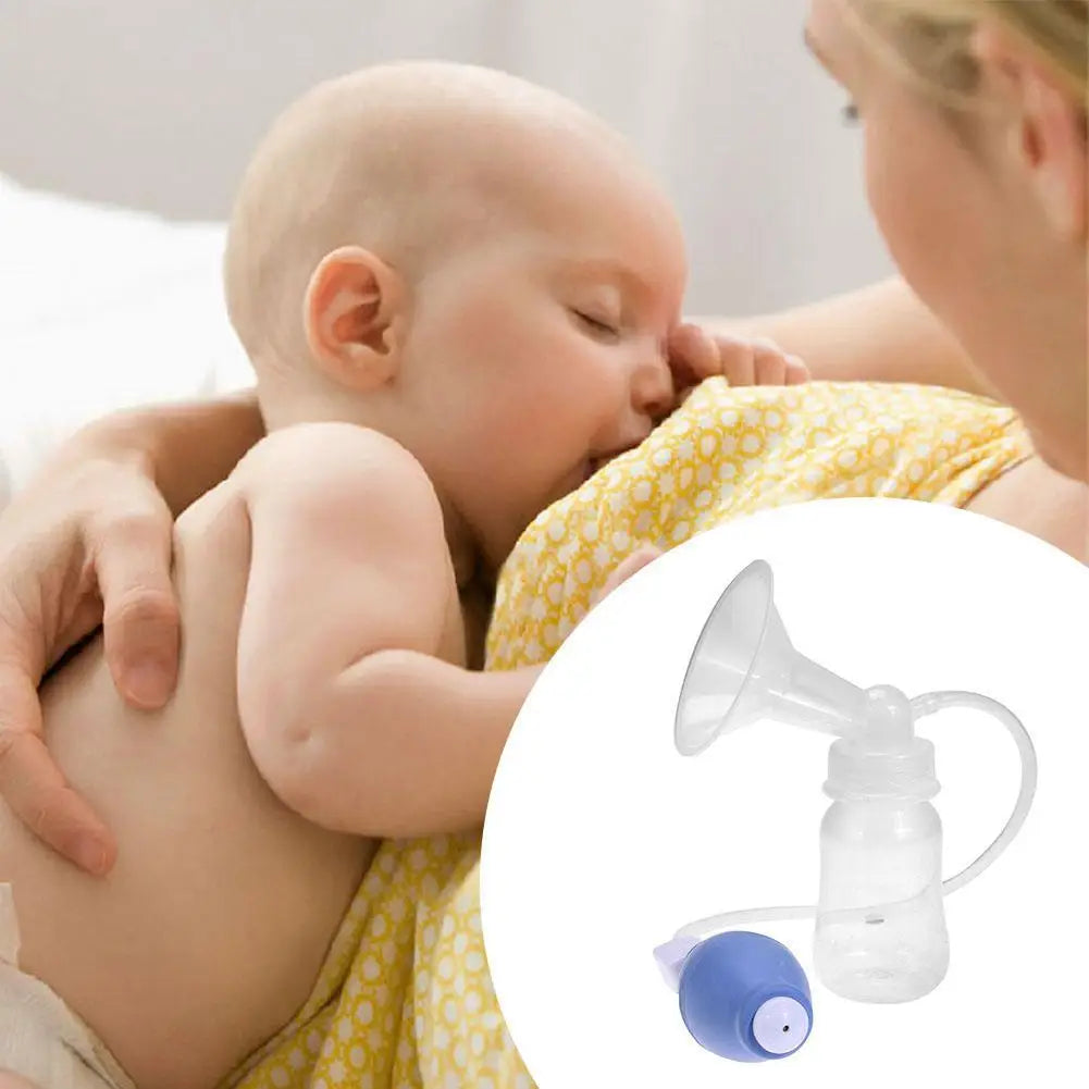 Machine à traire manuelle, extracteur de lait maternel portable avec biberon, forte aspiration pour l'allaitement et les fournitures post-partum