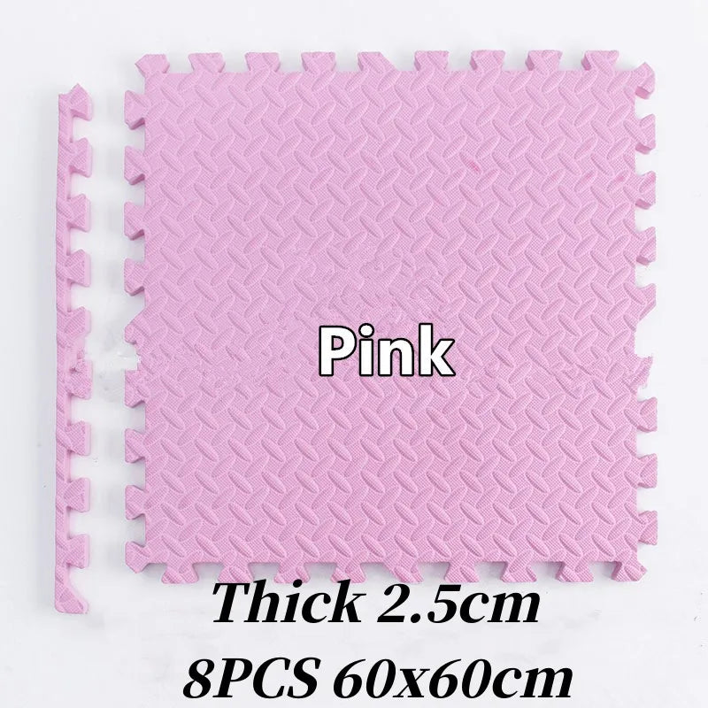 60x60cm Tatame Baby Play Mat Activities Mat for Baby Play Mat 8PCS Baby Game Mat Puzzle Mat Play Mats Baby Mat Baby's Floor Mat