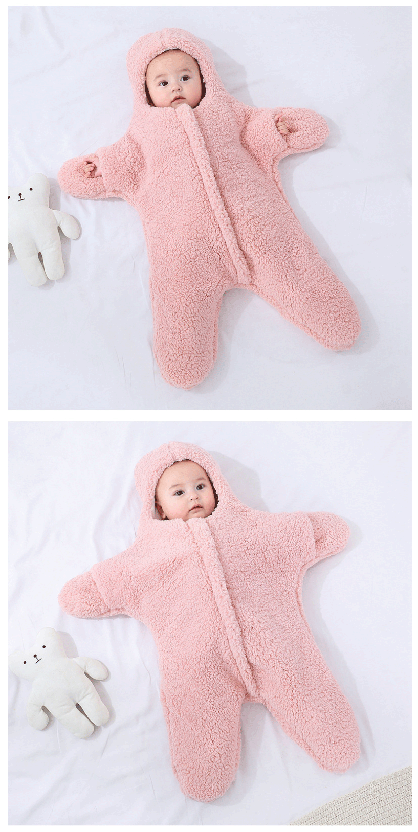 Combinaison à capuche pour nouveau-né, garçon et fille, motif dessin animé, vêtements à manches longues, tenue une pièce pour tout-petit