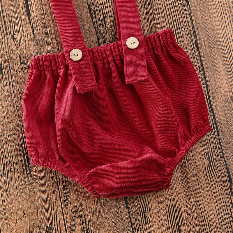 Short d'été à bretelles pour bébé de 0 à 24 mois, salopette ajustable avec bretelles boutonnées, short ample, barboteuse pour fille et garçon