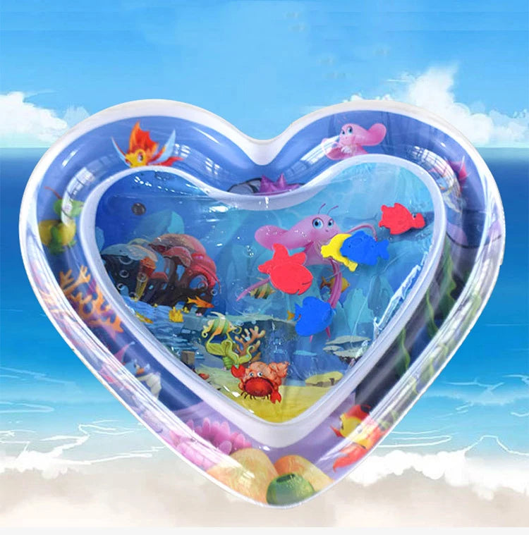 Baby Play Mat Inflatable Water Cushion PVC Infant Tummy Time Toddler Water Pad For Kids Early Education Developing Activity Toys