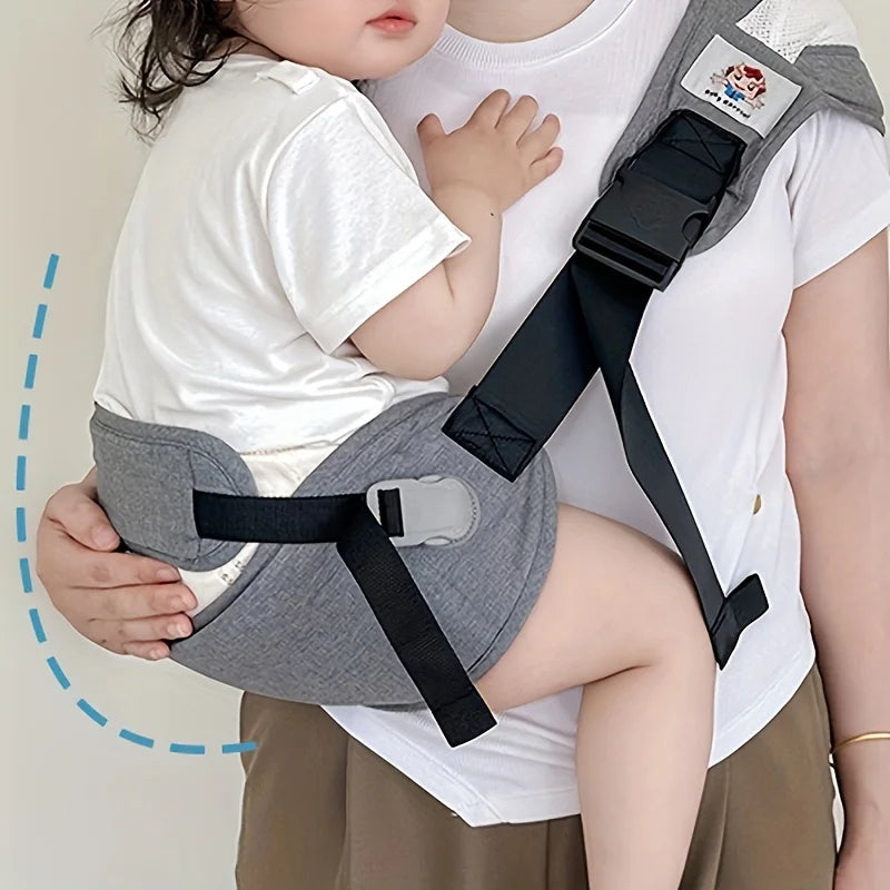 Kids Waist Stool with Waist Protection Baby Strap Holding Adjustable Baby Carrier Front Holding Type Big Baby Holding Holding