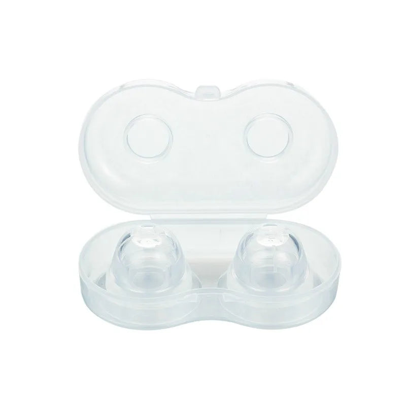 Lot de 2 protège-tétons en silicone Welnove, correcteurs plats et à ventouse