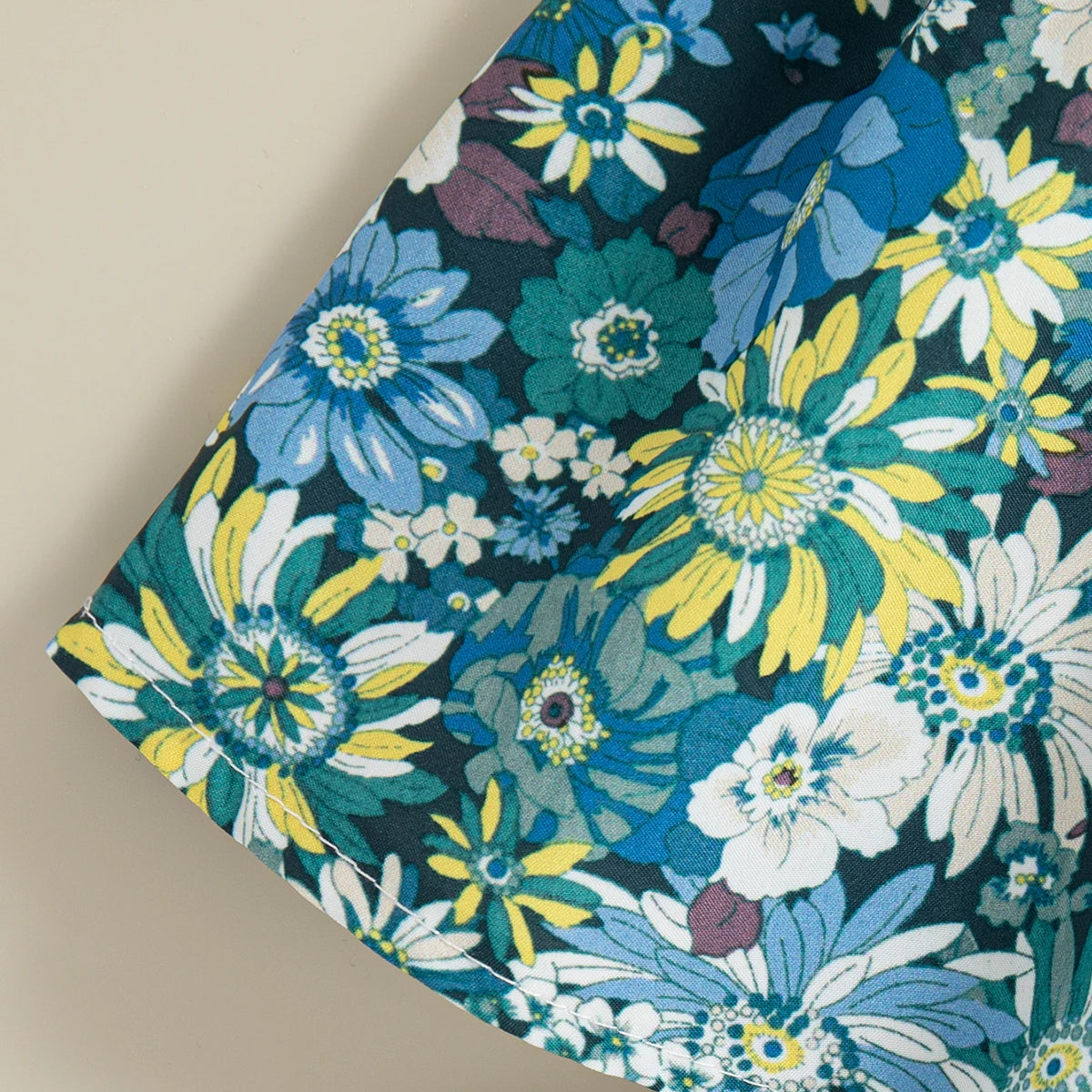 (Robe 2 pièces) Ensemble de robes d'été pour filles, imprimé floral + chapeau, nœud, ruban, licou, robe de princesse douce, robe d'équipe de fête d'anniversaire