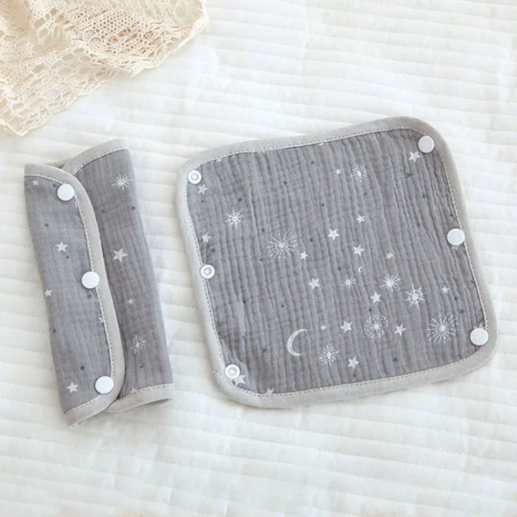 Baby Safety Belt Accessories Soft Cushion Shoulder Strap Cover Baby Waist Stool Drooling Bib Baby Strap Bib