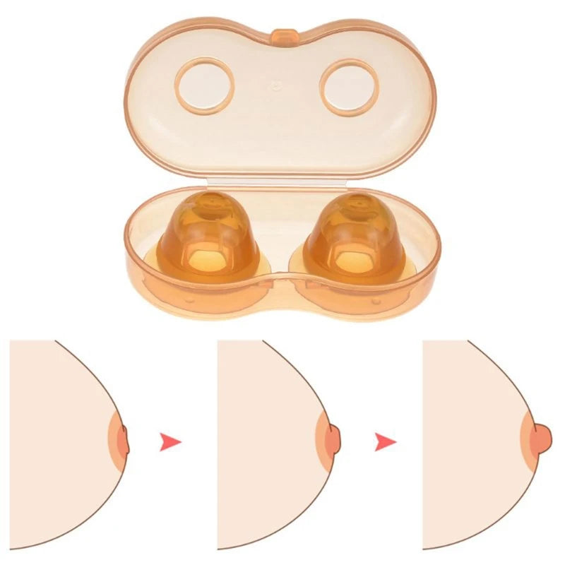 Correcteur de mamelons pour mamelons plats et ombiliqués, aspirateur de mamelons en silicone souple, traitement de réparation des mamelons