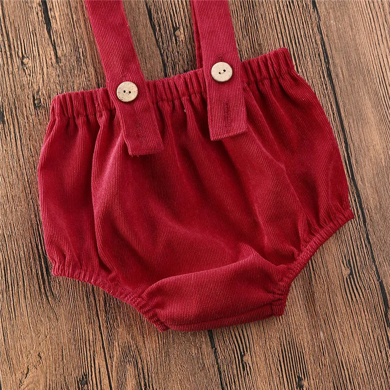 Short d'été à bretelles pour bébé de 0 à 24 mois, salopette ajustable avec bretelles boutonnées, short ample, barboteuse pour fille et garçon