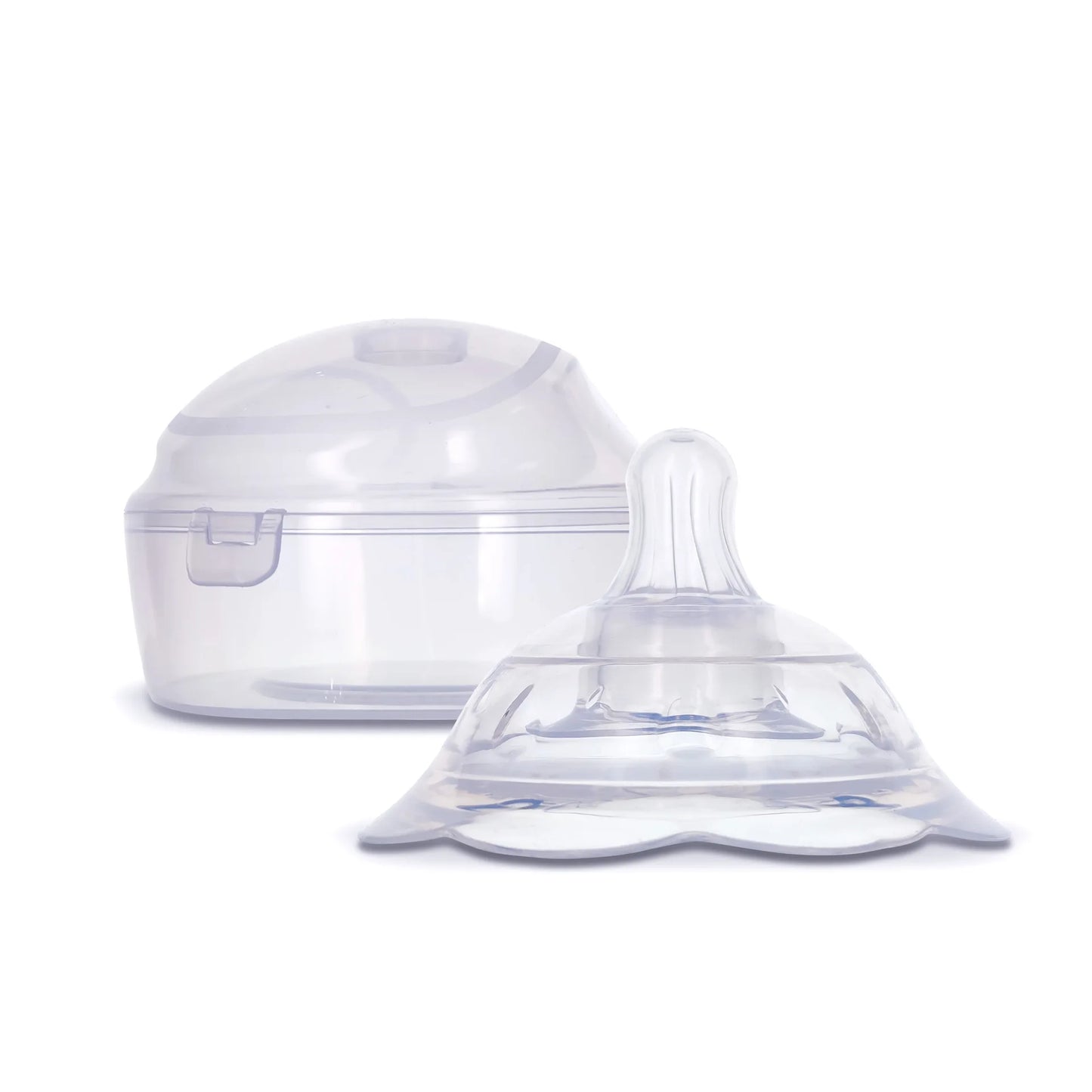 1 protège-tétons en silicone pour allaiter, protège-tétons portable anti-débordement