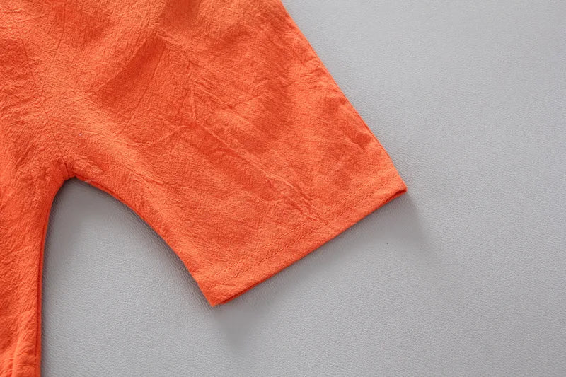Ensemble de vêtements décontractés pour bébé garçon, haut et short, 2 pièces, été 2024