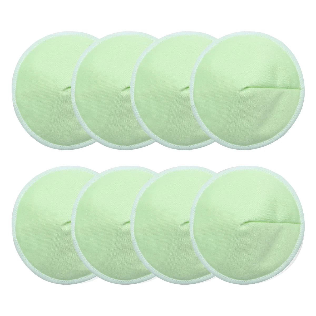 Lot de 8 coussinets d'allaitement bio lavables et réutilisables