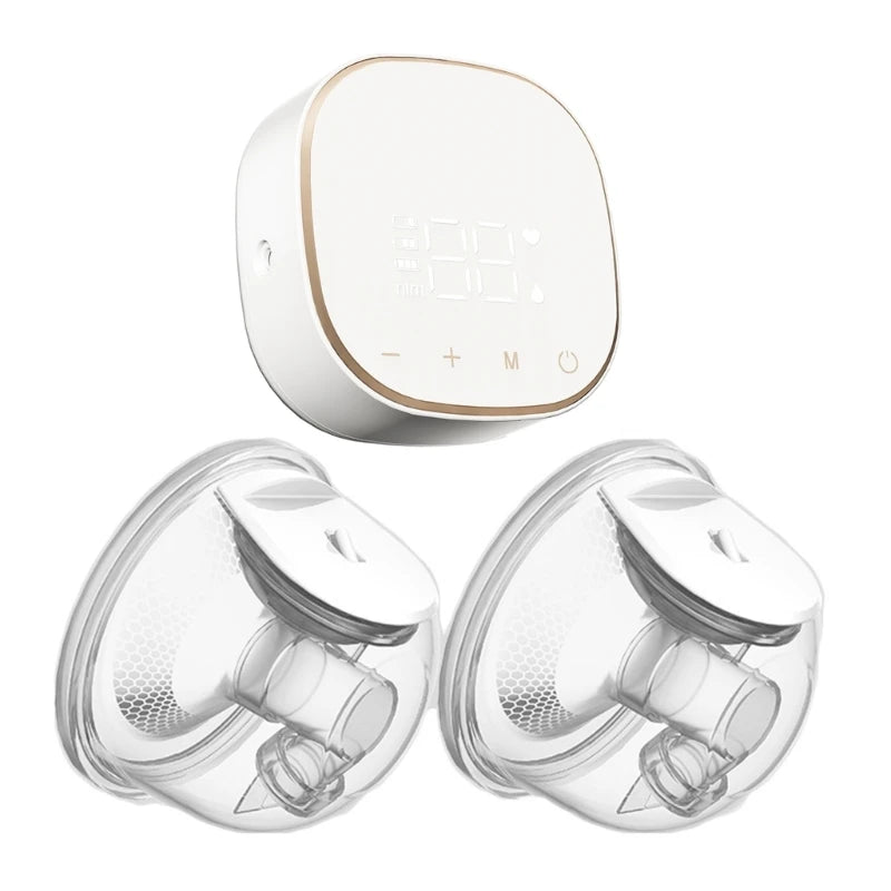 Tire-lait électrique double, rechargeable, facile à transporter, pour l'extérieur, USB, portable, mains libres, extracteur de lait portable, sans BPA