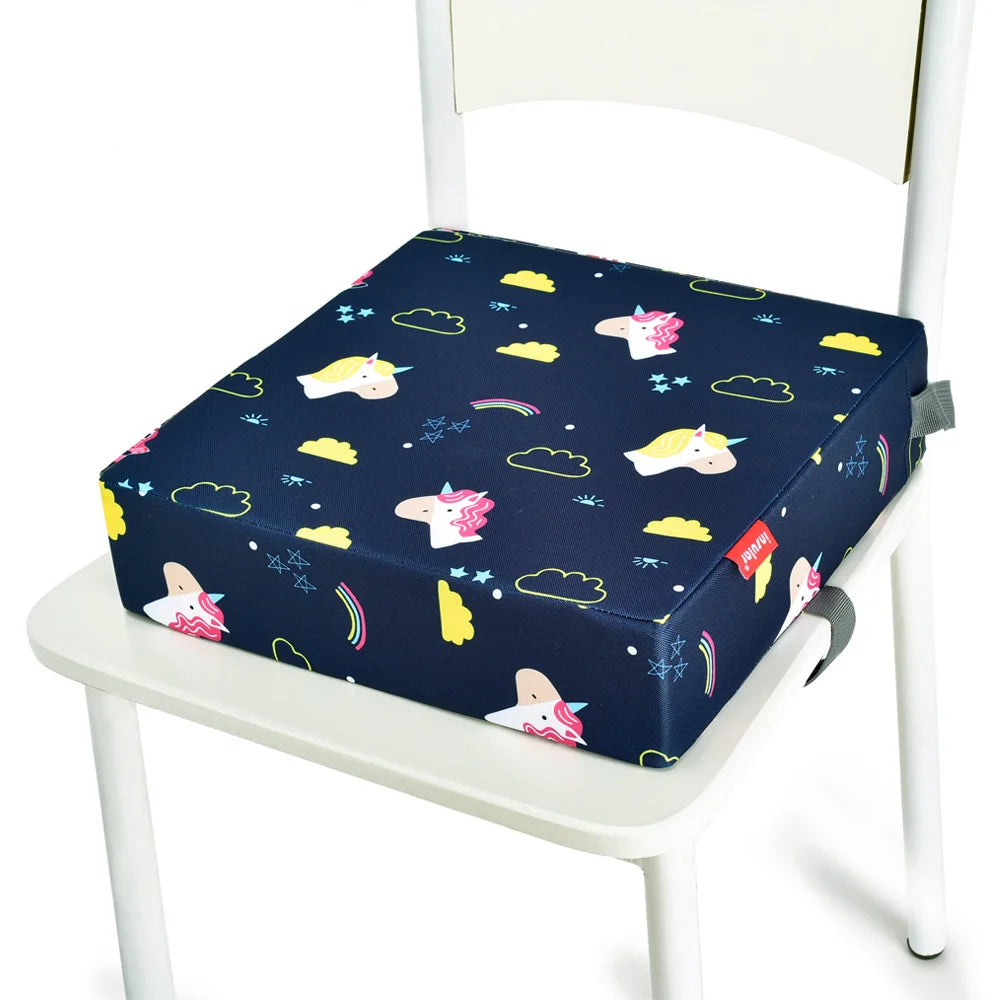 Children Increased Chair Pad Adjustable Baby Furniture Booster Seat Portable Kids Dining Heighten Cushion Pram Chair Removable