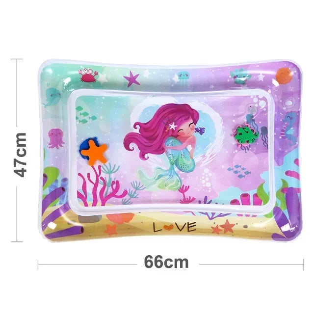 Baby Water Play Mat Inflatable Cushion PVC Infant Tummy Time Toddler Water Pad for Kids Early Education Developing Toys Gift