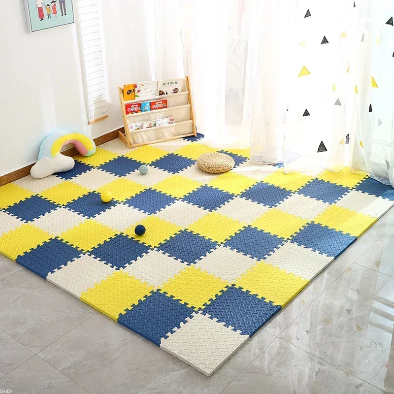 12Pcs 30*30*1cm Foam Baby Play Mat Puzzle Mat Kids Interlocking Exercise Tiles Rugs Floor Tiles Toy Carpet Soft Carpet