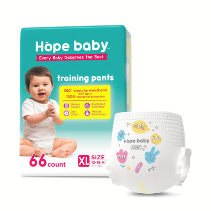HOPE BABY Pull Ups 2T-3T (16-28 LBS), 68 Count Premium Training Underwear, Baby Diapers Toddler Potty Training Pants, Hypoallergenic With Skin