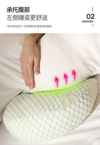 Coussin de grossesse doux en forme de U pour dormir sur le côté, coussin lombaire pour femmes enceintes, coussin de maternité, coussin pour le ventre, fournitures de grossesse