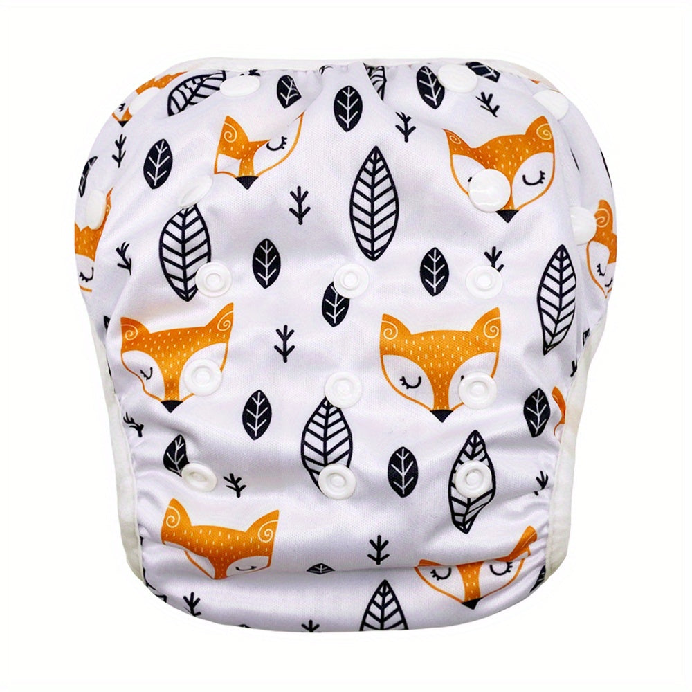 Mumsbest 1pc Reusable Baby Swim Diapers, Adjustable Diaper Swim for Toddlers 9 Months - 3 Years Old, 1 Pack for Swimming Lessons (Anchor, Large) Baby Girls, Boys, Natural Color Swim Diaper