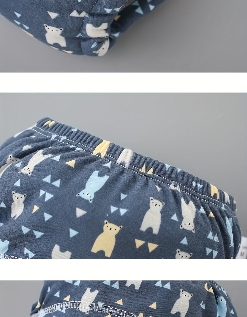 6pcs Cotton Training Pants, Washable And Reusable Training Diapers, Christmas Halloween Thanksgiving Day Easter New Year Gift