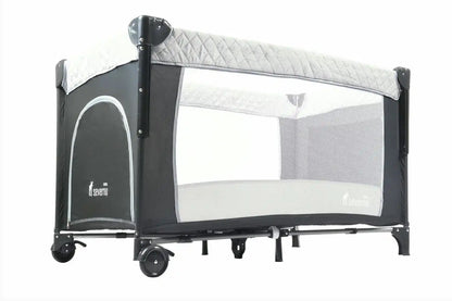 Overnight Travel Cot Collapsible Delivery 3 Levels Bag Mosquito Coat Side Side Side Hanging Mattress
