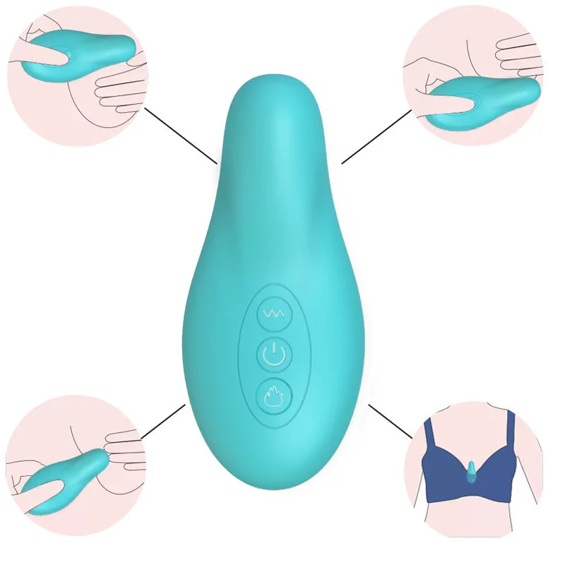 Masseur d'allaitement chauffant pour l'allaitement, l'allaitement, le pompage du lait, les canaux obstrués, la mastite, l'engorgement et l'écoulement du lait