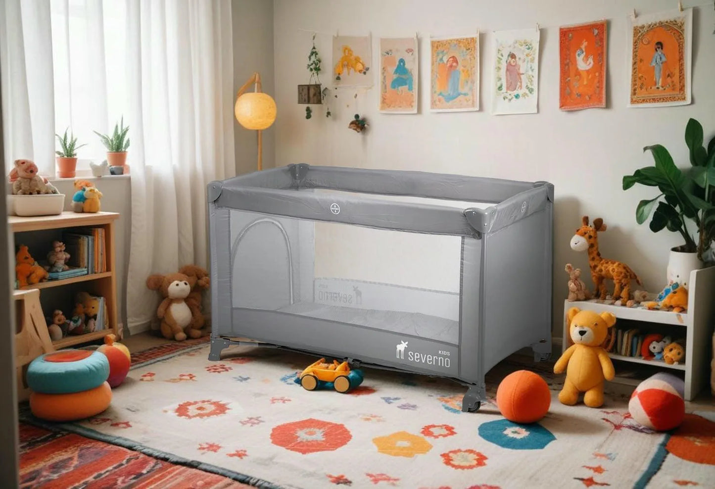 Honey Bunny Foldable Travel Cot + BEAT Bag FOR CHILD PREMIUM + MATTER