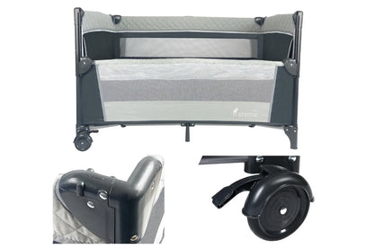 Overnight Travel Cot Collapsible Delivery 3 Levels Bag Mosquito Coat Side Side Side Hanging Mattress