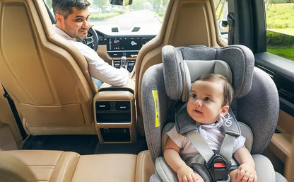 Reecle 360 Swivel Baby Child Car Seat with ISOFIX, Group 0+1/2/3 (0-36 kg), Approx. 0-12 Years