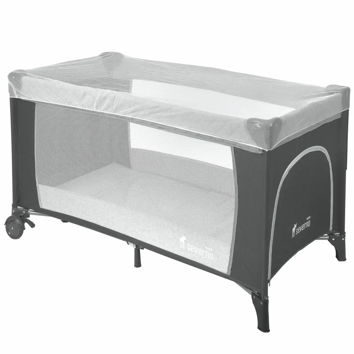 Overnight Travel Cot Collapsible Delivery 3 Levels Bag Mosquito Coat Side Side Side Hanging Mattress
