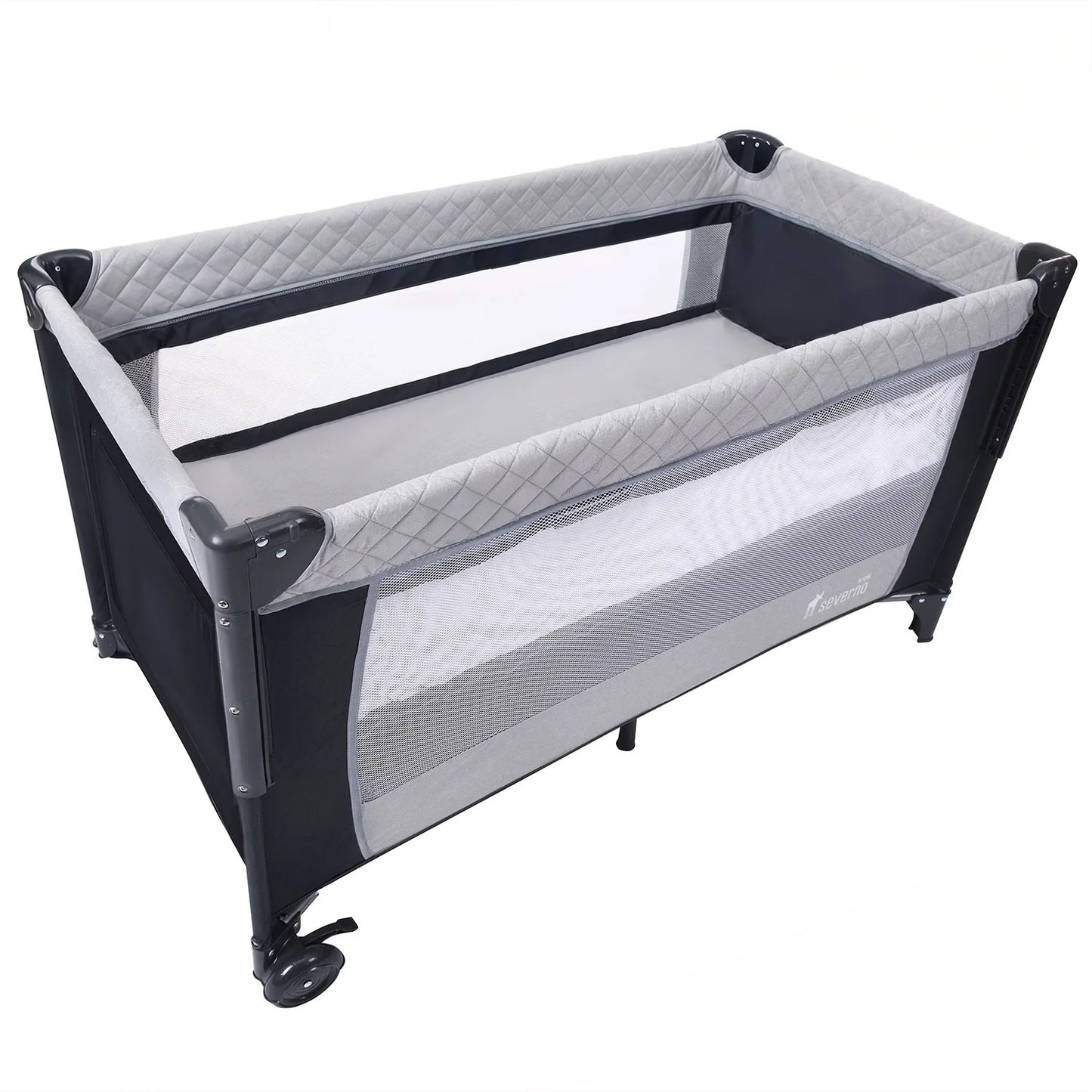 Overnight Travel Cot Collapsible Delivery 3 Levels Bag Mosquito Coat Side Side Side Hanging Mattress