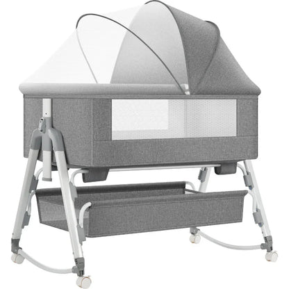 Baby Bassinet,Kids Cot Baby Crib Cradle Newborn Movable Portable Nest Crib Baby Travel Bed