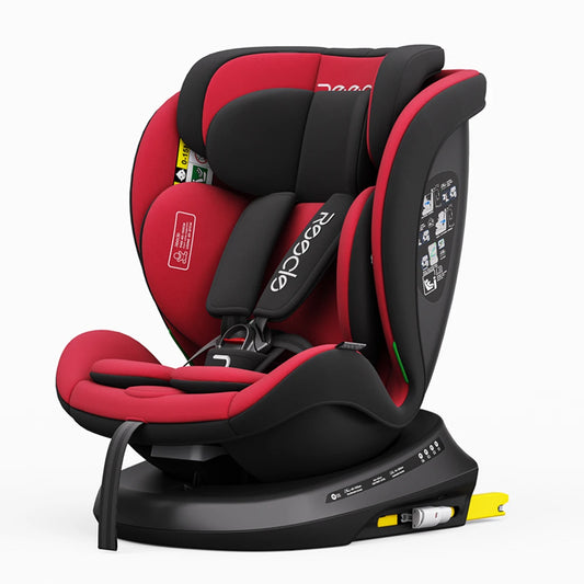 Reecle Baby Child Car Seat with ISOFIX, 360 swivel, from Newborn to 12 Years Old, 40-150cm, ECE R129