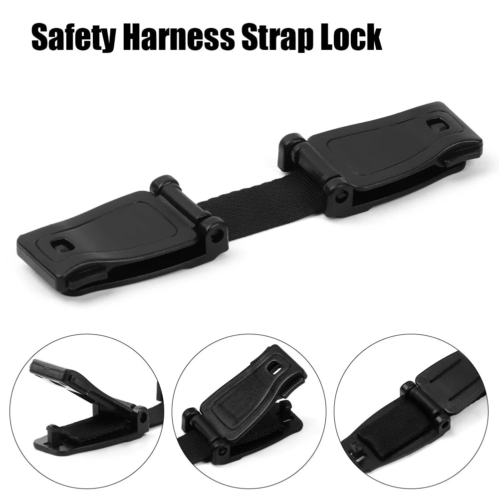 Baby Safety Belt Car Seat Belt Strap Adjustable Kids Seat Strap Highchair Safety Harness Strap Lock Anti Escape Child Chest Clip