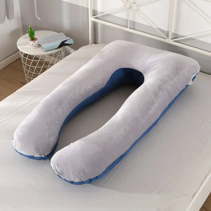 Coussin de grossesse 120 x 70 cm pour femmes enceintes, coussin moelleux pour la grossesse, la maternité, l'allaitement et le sommeil, livraison directe