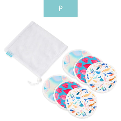 Coussinets d'allaitement en bambou super absorbants HappyFlute, à utiliser avec un sac à linge, coussinets d'allaitement lavables et imperméables, coussinets d'allaitement réutilisables