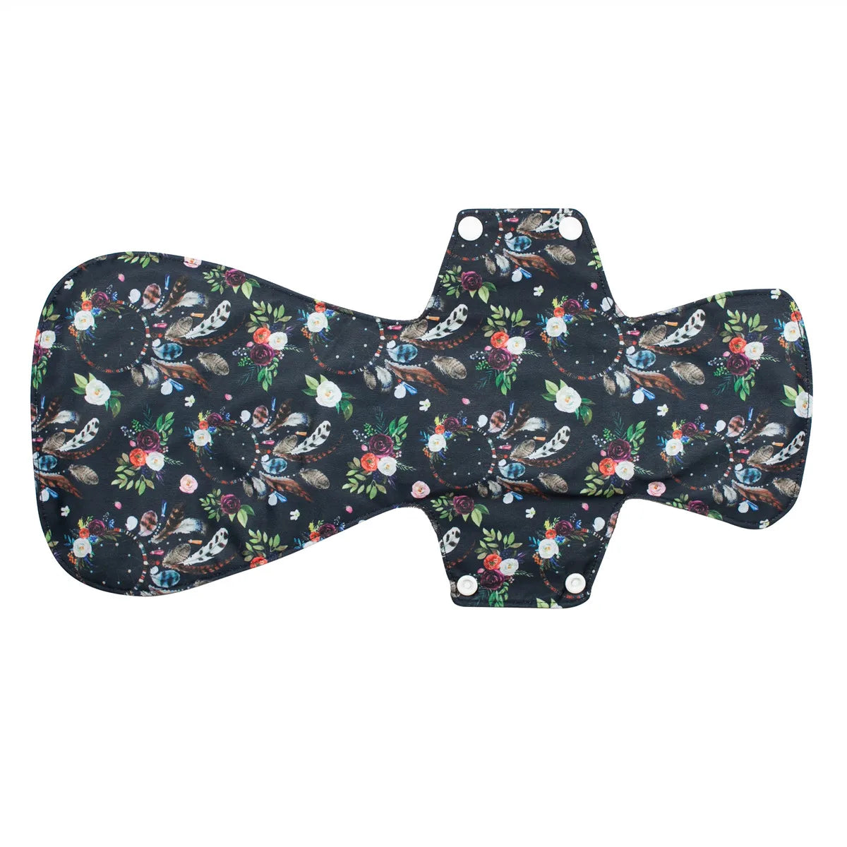 [Sigzagor] Nouvelle serviette hygiénique en tissu XXL en charbon de bambou réutilisable pour la nuit après l'accouchement 16 pouces