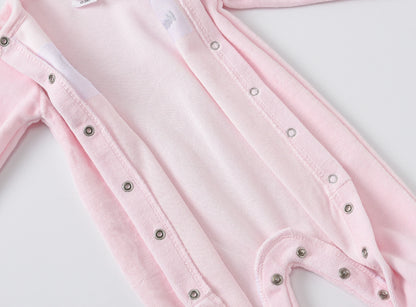 Ensemble de vêtements pour bébé fille et garçon, pyjama avec bonnets, gants, en coton respirant et doux, pyjama pour nouveau-né