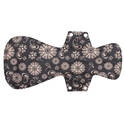 [Sigzagor] Nouvelle serviette hygiénique en tissu XXL en charbon de bambou réutilisable pour la nuit après l'accouchement 16 pouces